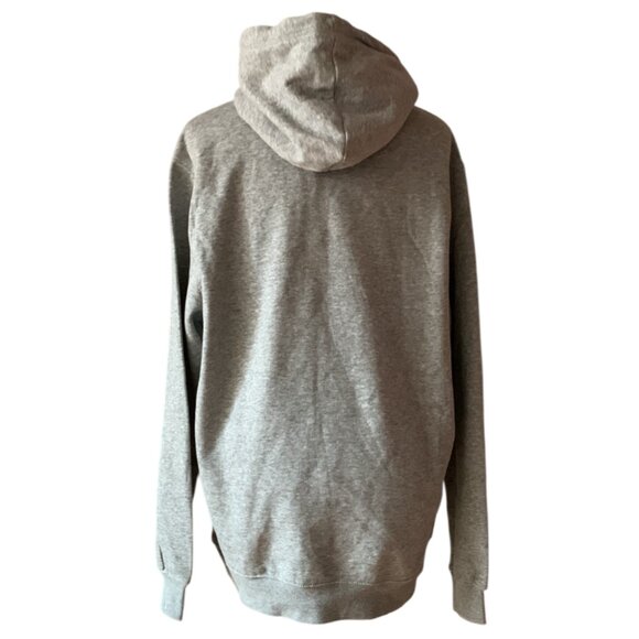 H&M - NEW Gray Loose Fit Hoodie drawstring hood long sleeves kangaroo Large - Picture 4 of 9